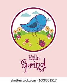 Hello spring card