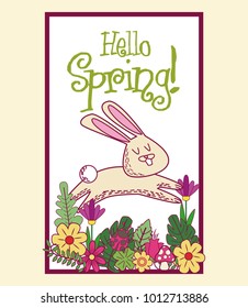 Hello spring card