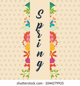 hello spring card