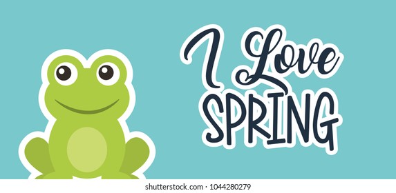 hello spring card
