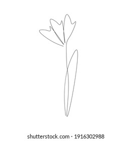 Hello spring card, vector illustration