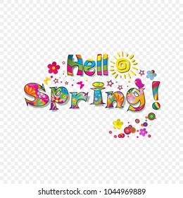 640 Hello spring transparent background Images, Stock Photos & Vectors ...