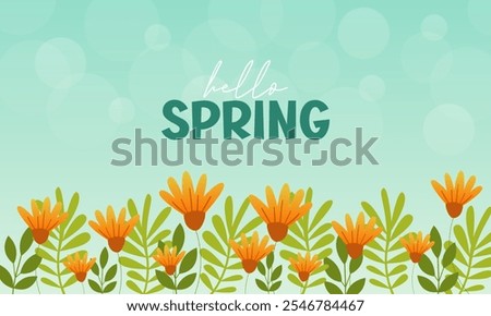 Hello spring. Spring is coming. Spring wallpaper.