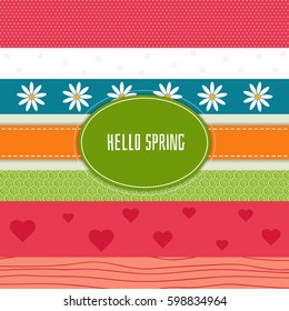 Hello Spring Greeting Card 