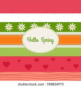 Hello Spring Greeting Card 