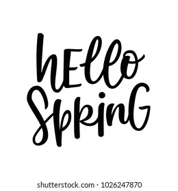 HELLO SPRING | HAND LETTERING | NEW SEASON