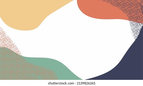 Hello Spring hand sketched background. vintage lettering banner poster template background