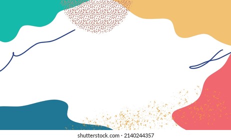 Hello Spring hand sketched background. vintage lettering banner poster template background