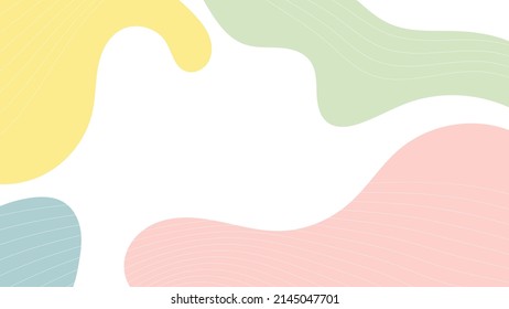 Hello Spring hand sketched background. vintage lettering banner poster template background