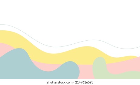Hello Spring hand sketched background. vintage lettering banner poster template background