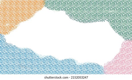 Hello Spring hand sketched background. vintage lettering banner poster template background