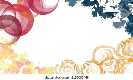 Hello Spring hand sketched background. vintage lettering banner poster template background