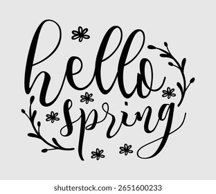 Hello Spring, Happy Spring Eps design, Spring Eps Cut File, Hoppy t shirt, Bunny and spring Eps, Egg for Kids, Cut File Cricut