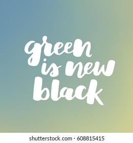 Hello spring lettering typography. Calligraphy postcard or poster graphic design element. Hand written style card. Simple vector brush sign. White ink on hipster dreamy gradient.