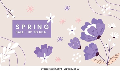 Buen boceto del logotipo de primavera, icono de la placa tipográfica. Grabado de temporada de primavera con hojas para la tarjeta de saludo, plantilla de invitación. Retro, vintage con plantilla de fondo de inscripción de banners. Venta, oferta. 