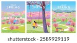 Hello, spring! Set of Springtime