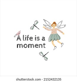 Hello spring time vector lettering text greeting card special springtime typography hand drawn Spring graphic illustration badge