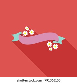 Hello Spring. Wreath of tulips and other flowers. Set flowers set for the holiday March 8.