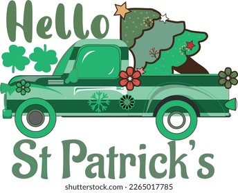 Hallo St Patrick's Sublimations Design 