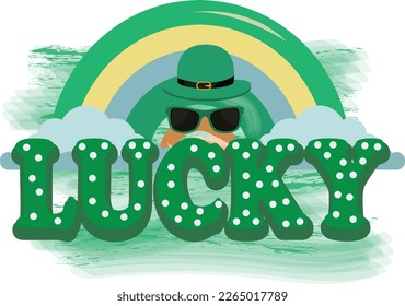 Hello St Patrick's  Sublimation Design 