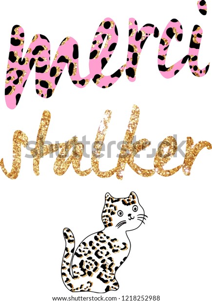 Hello Stalker Cat Stock Vector Royalty Free 1218252988