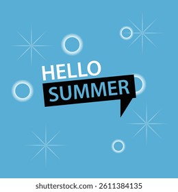 hello summer with 3d topical background leaves.vector illustration background design.