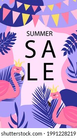 Hello summer. abstract background designs, summer sale template for your design. Creative contemporary aesthetic style. Vector illustration.