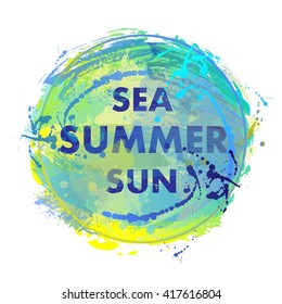 Hello Summer Background.