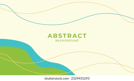 Hello Summer Background Flat Vector