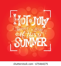 Hello summer banner. Typography poster with sun and lettering. Sunny design for beach party, summer collection clothes, social media content, lettering for prints, cards