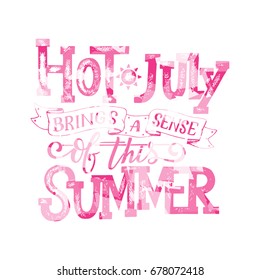 Hello summer banner. Typography poster with sun and lettering. Sunny design for beach party, summer collection clothes, social media content, lettering for prints, cards