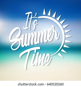 Hello Summer Beach Party Flyer.