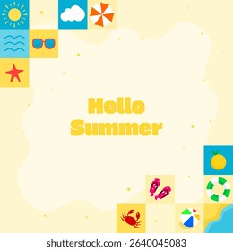 Hello Summer Beach Set Element