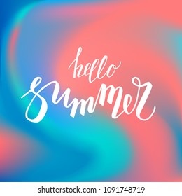 Hello summer card