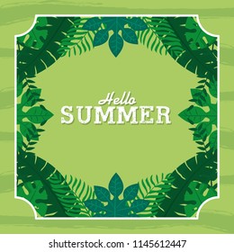 Hello summer card