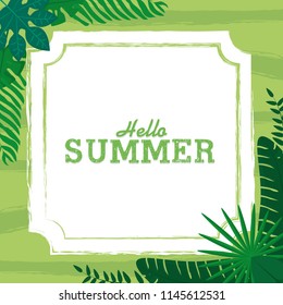 Hello summer card