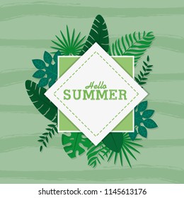 Hello summer card
