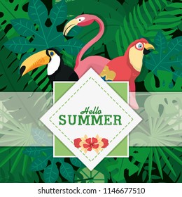 Hello summer card