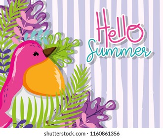 Hello summer card
