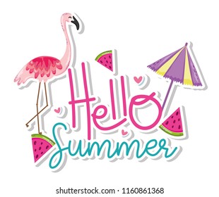 Hello summer card