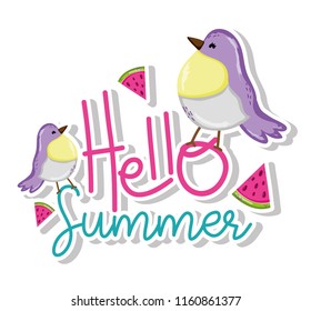 Hello summer card