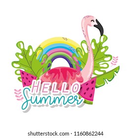 Hello summer card