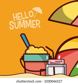 Hello summer cartoons