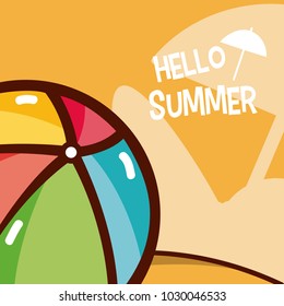 Hello summer cartoons