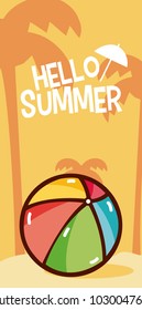 Hello summer cartoons