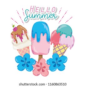 Hello summer cartoons