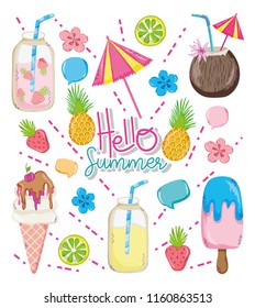 Hello summer cartoons