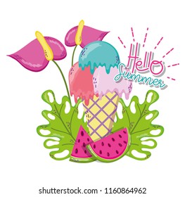 Hello summer cartoons
