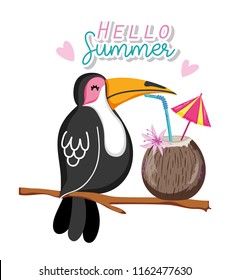 Hello summer cartoons