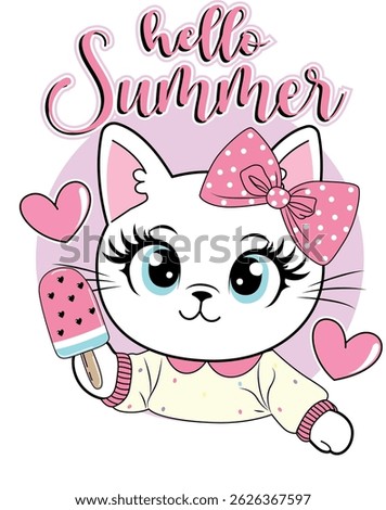 hello summer cat love princess